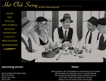 Tablet Screenshot of hotclubswing.com